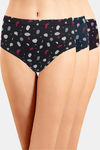 Incare High Rise Full Coverage Hipster Panty (Pack of 3) - Multicolor — thumbnail 1